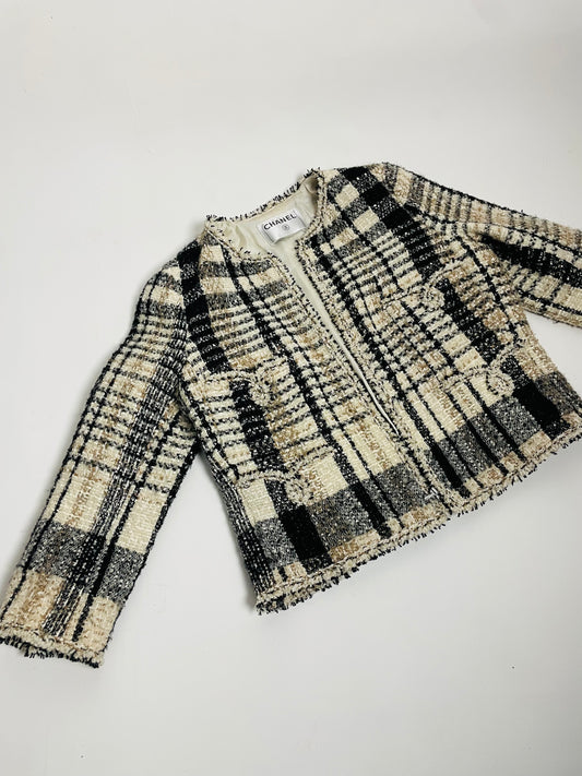 CHANEL fantasy tweed jacket