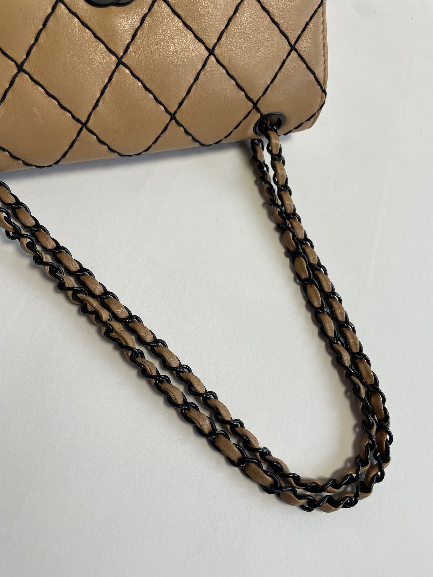 CHANEL wild stitch single flap medium