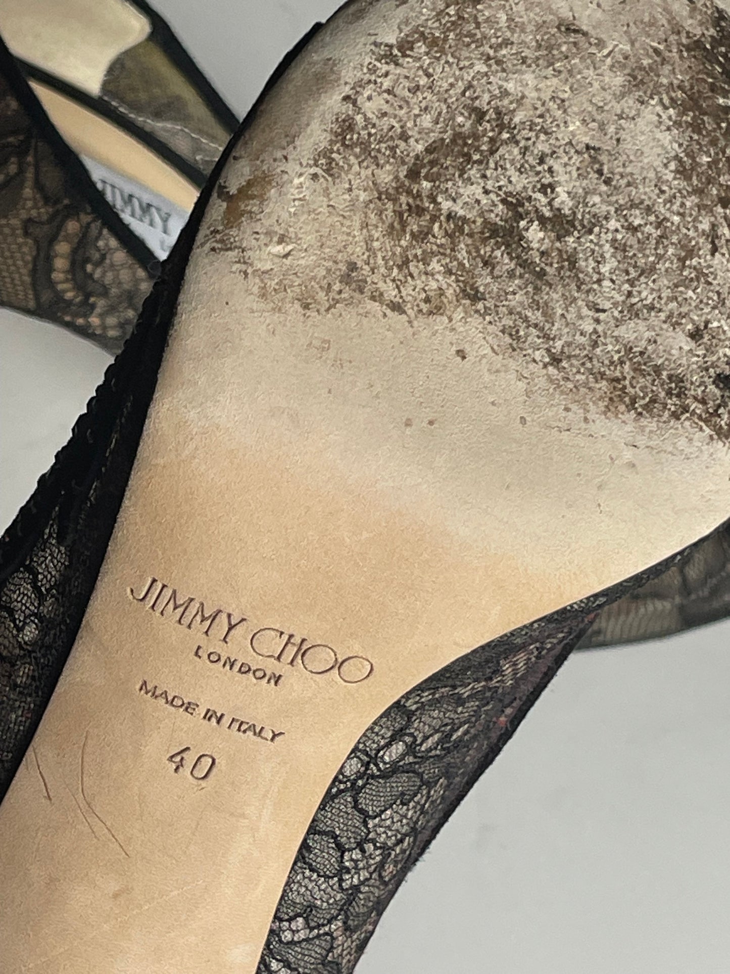 Jimmy Choo lace court shoe