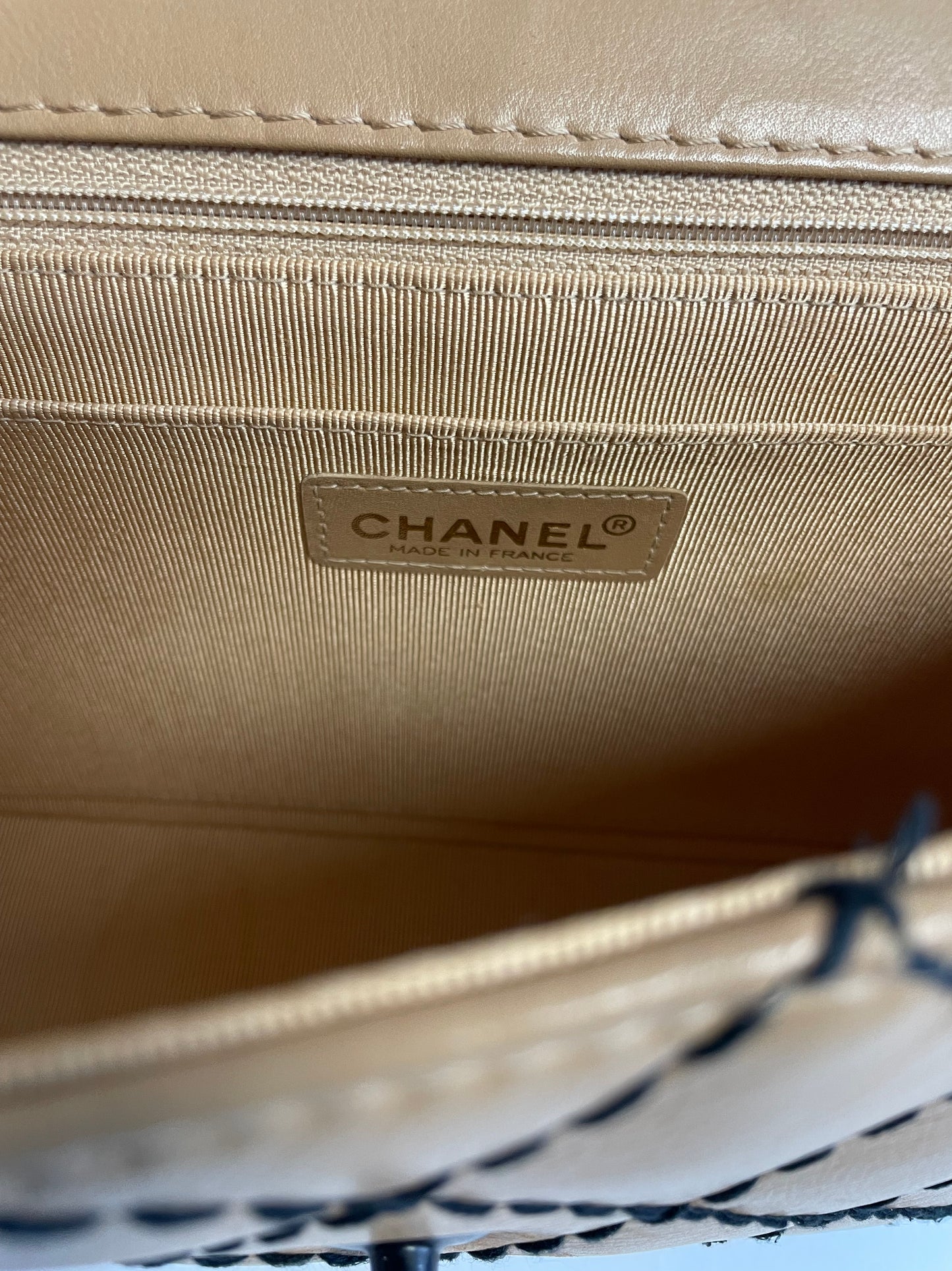 CHANEL wild stitch single flap medium