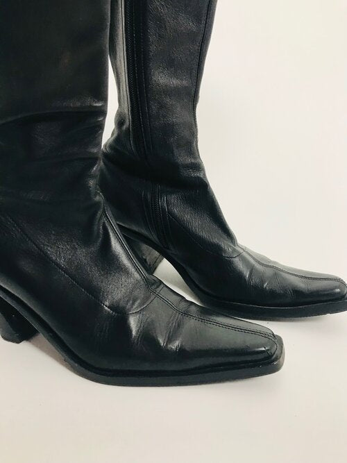 Ann Demeulemeester knife heel boots