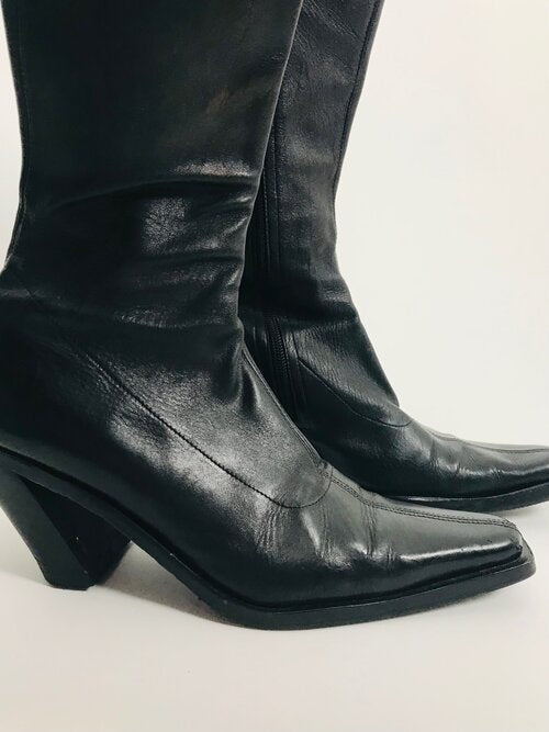 Ann Demeulemeester knife heel boots