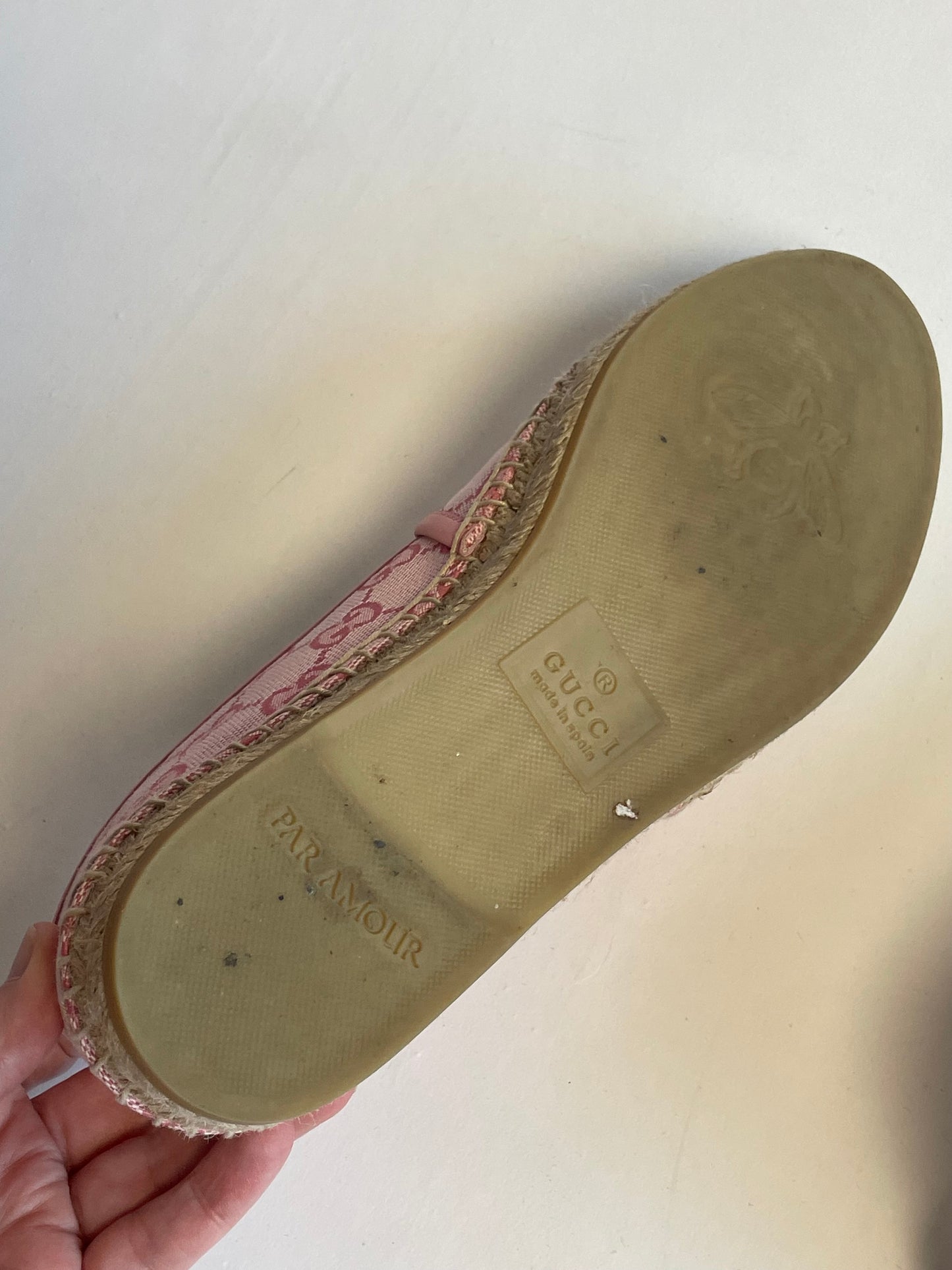 Gucci canvas espadrilles