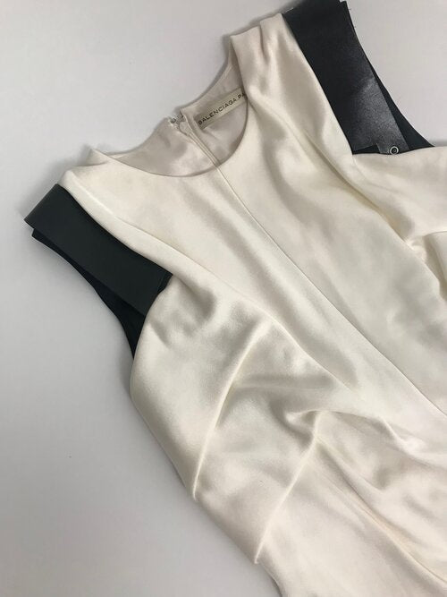 Balenciaga white stretch dress