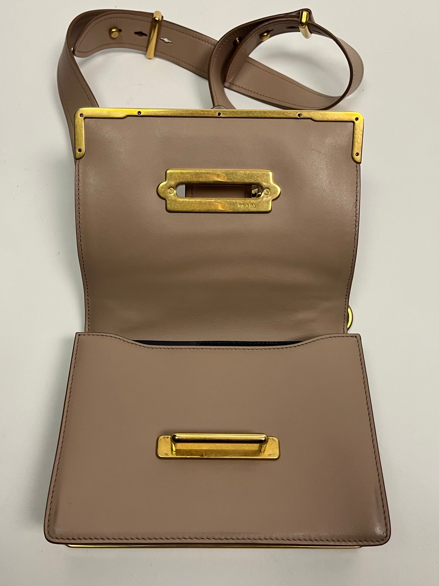 Prada Cahier calfskin bag