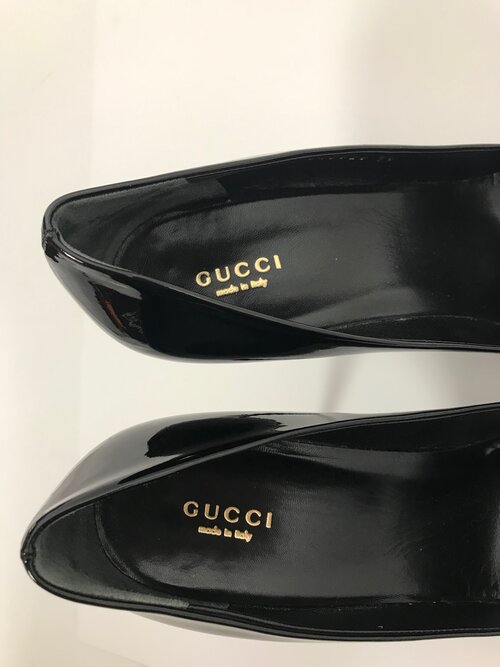 Gucci patent pumps