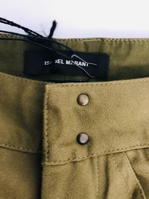 Isabel Marant army green trousers