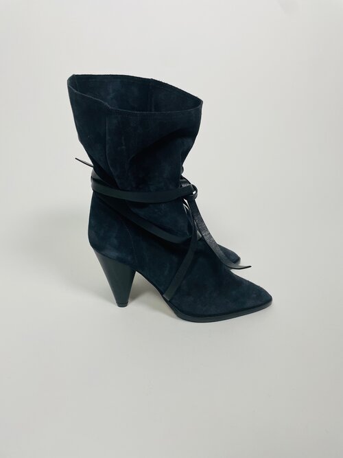 Isabel Marant blue suede boots