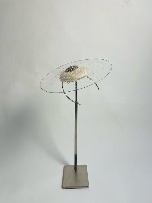 Philip Treacy crystal orb headpiece