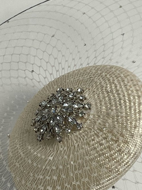 Philip Treacy crystal orb headpiece