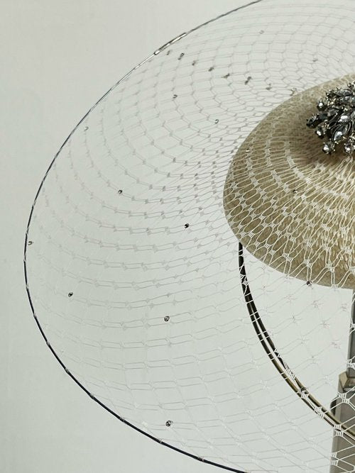 Philip Treacy crystal orb headpiece