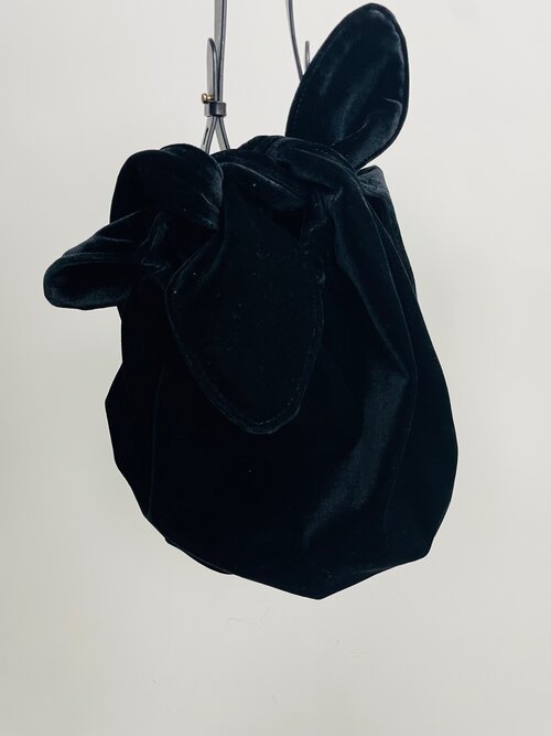 Simone Rocha velvet bag