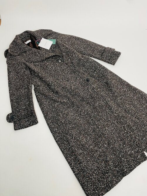 Victoria Beckham tweed coat with gilet