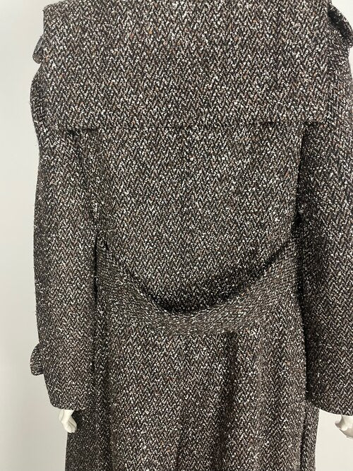 Victoria Beckham tweed coat with gilet