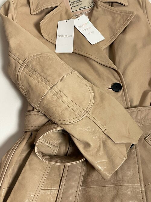 Zadig & Voltaire leather trench