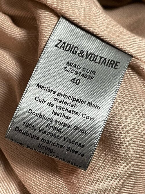 Zadig & Voltaire leather trench